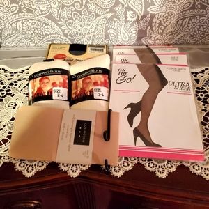 FIRM ~ Eight (8) Pair Of Plus Size Hosiery In Bundle